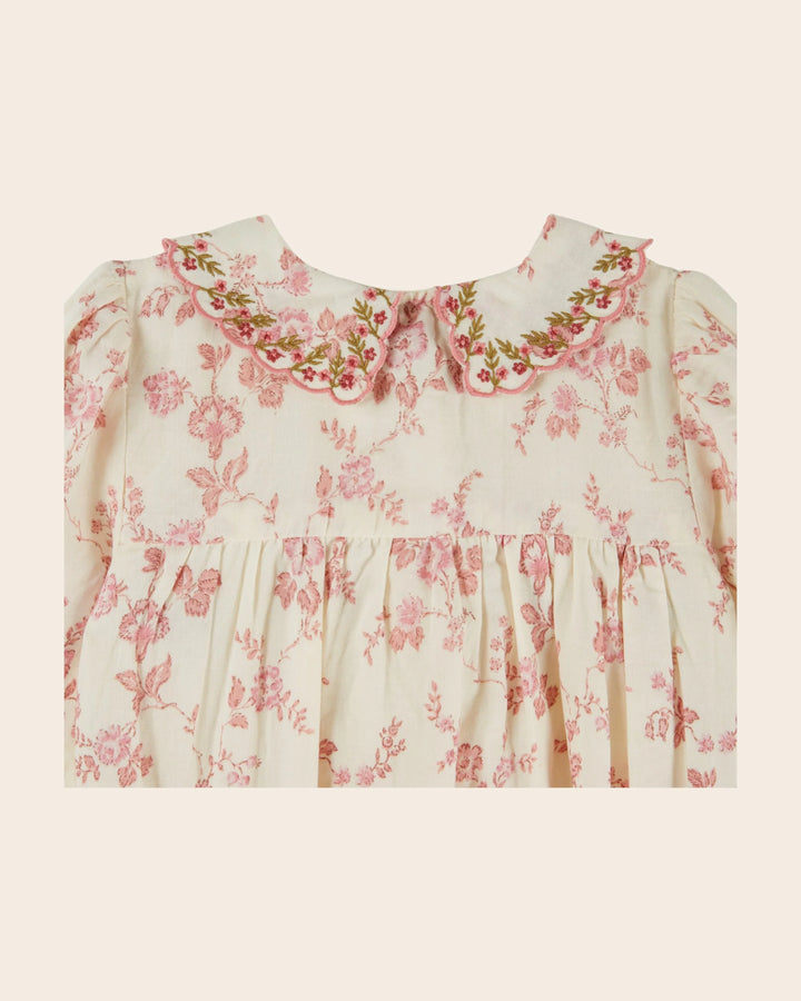 Émilie et Ida Smocked Romper - Rosalie