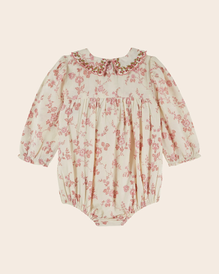 Émilie et Ida Smocked Romper - Rosalie