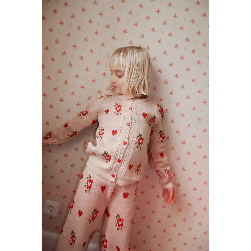 flöss Amelia Cardigan - Floral Heart