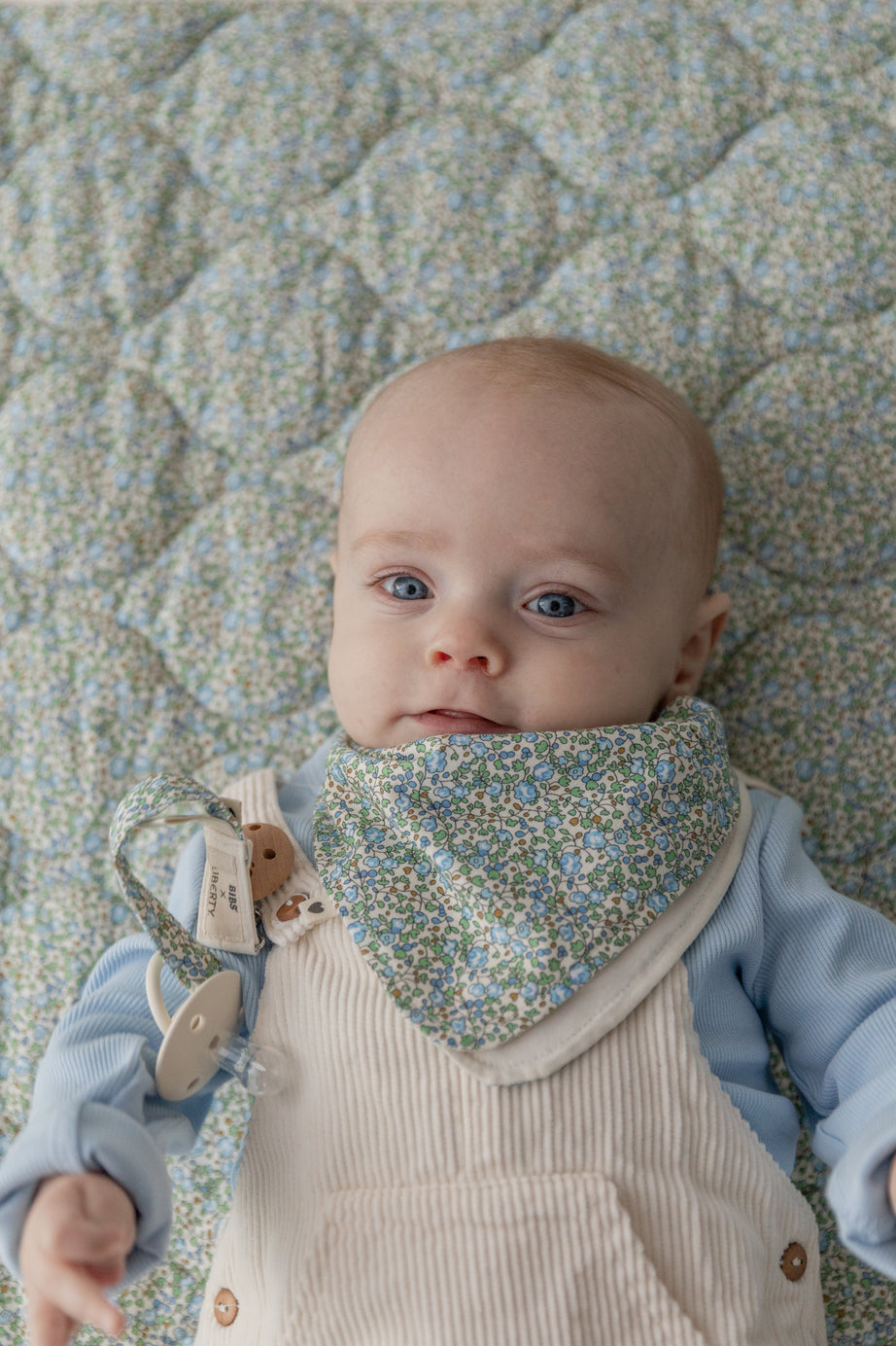BIBS x Liberty Bandana Bib - Eloise / Ivory