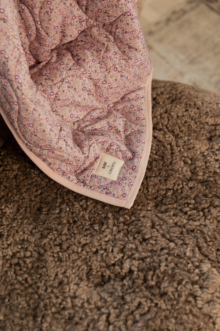 BIBS x Liberty Quilted Blanket - Eloise / Blush