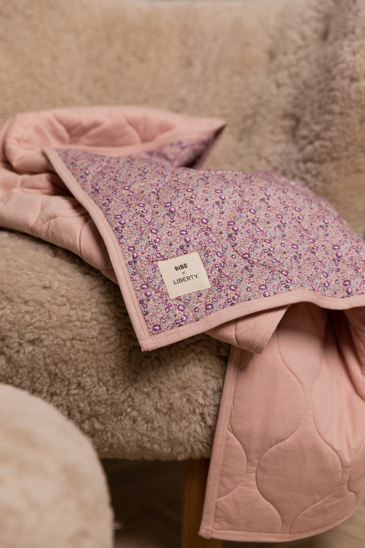 BIBS x Liberty Quilted Blanket - Eloise / Blush