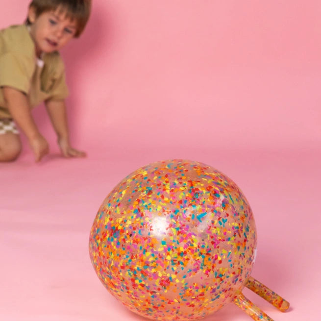 Ratatam! Recycled Bouncing Ball - Confetti / Pre Order