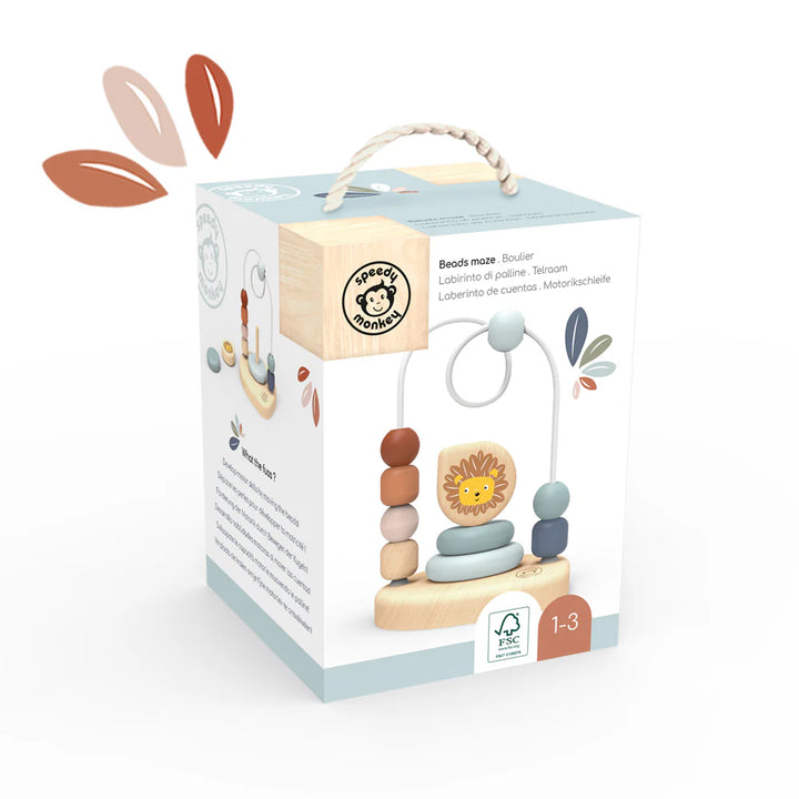 Speedy Monkey Bead Maze - Lion