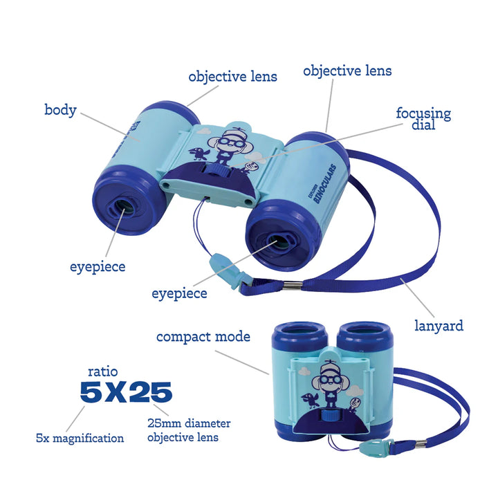 Tiger Tribe Explorer Binoculars - Blue