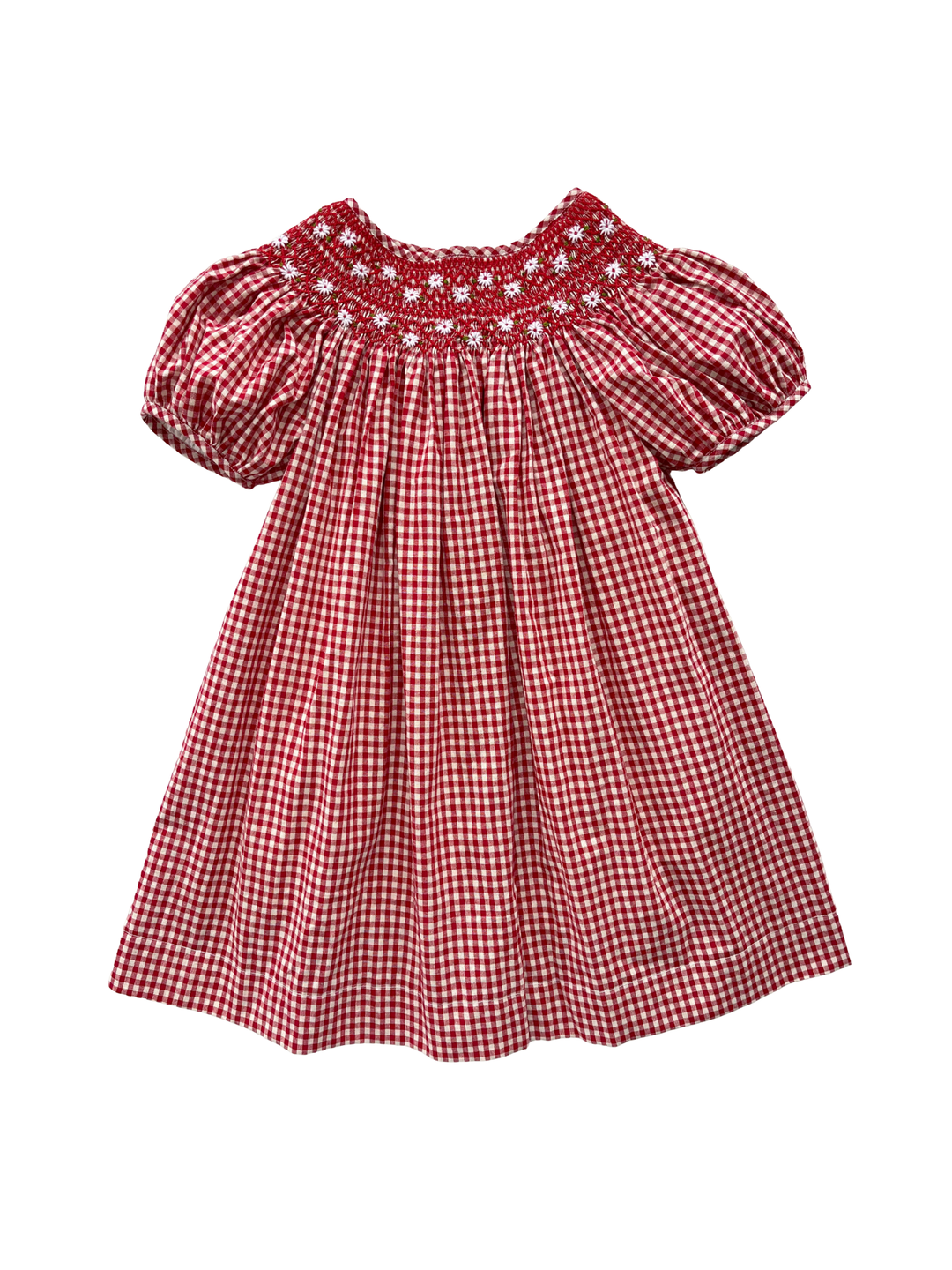 Elma Celeste Dress - Strawberry Gingham