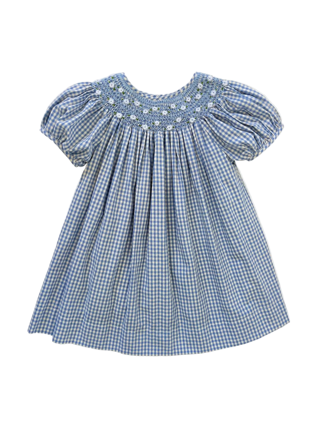 Elma Celeste Dress - Baby Blue Gingham