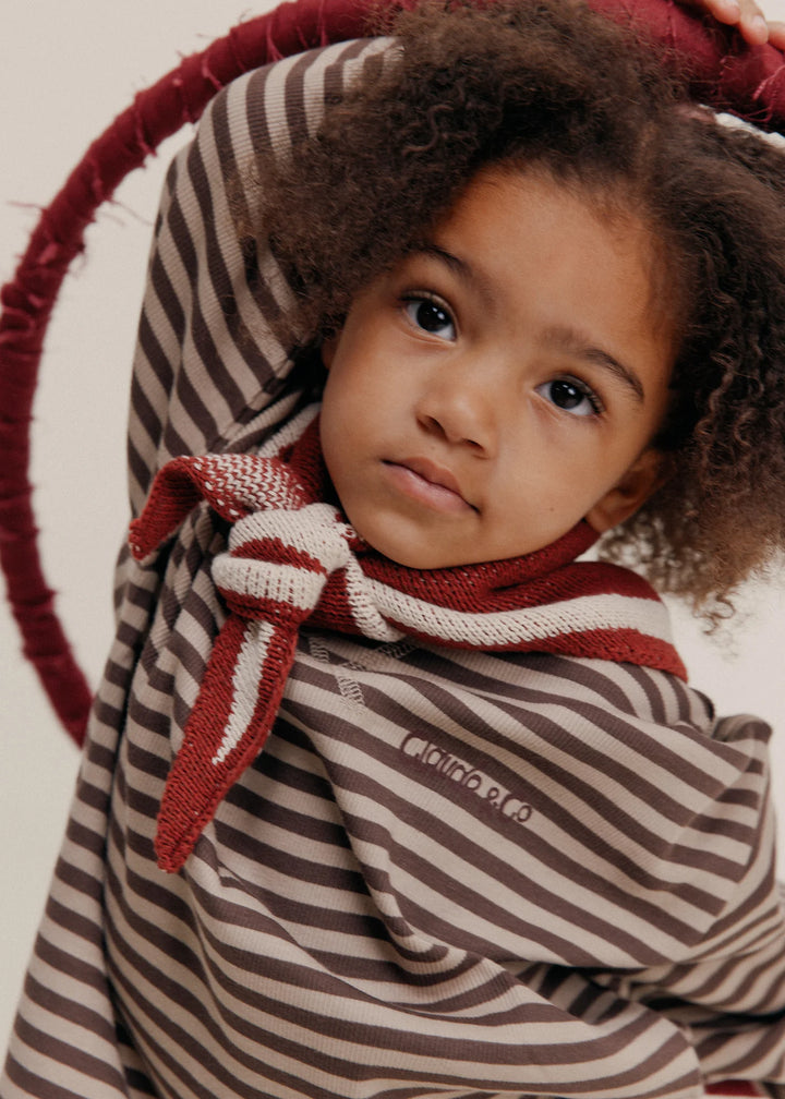Claude &amp; Co Jamie Stripe Long Sleeve Tee - Acorn