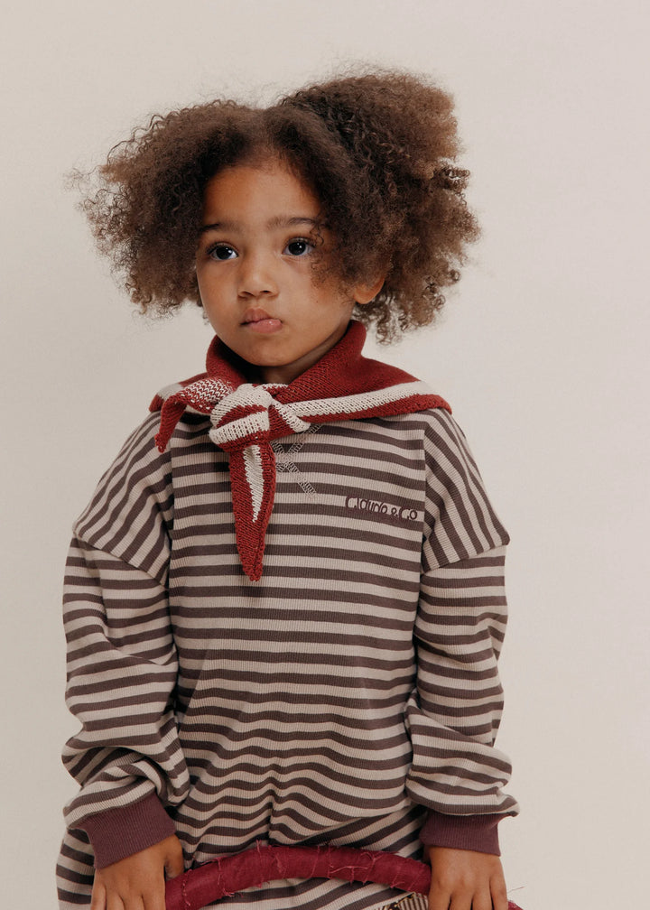 Claude &amp; Co Jamie Stripe Long Sleeve Tee - Acorn