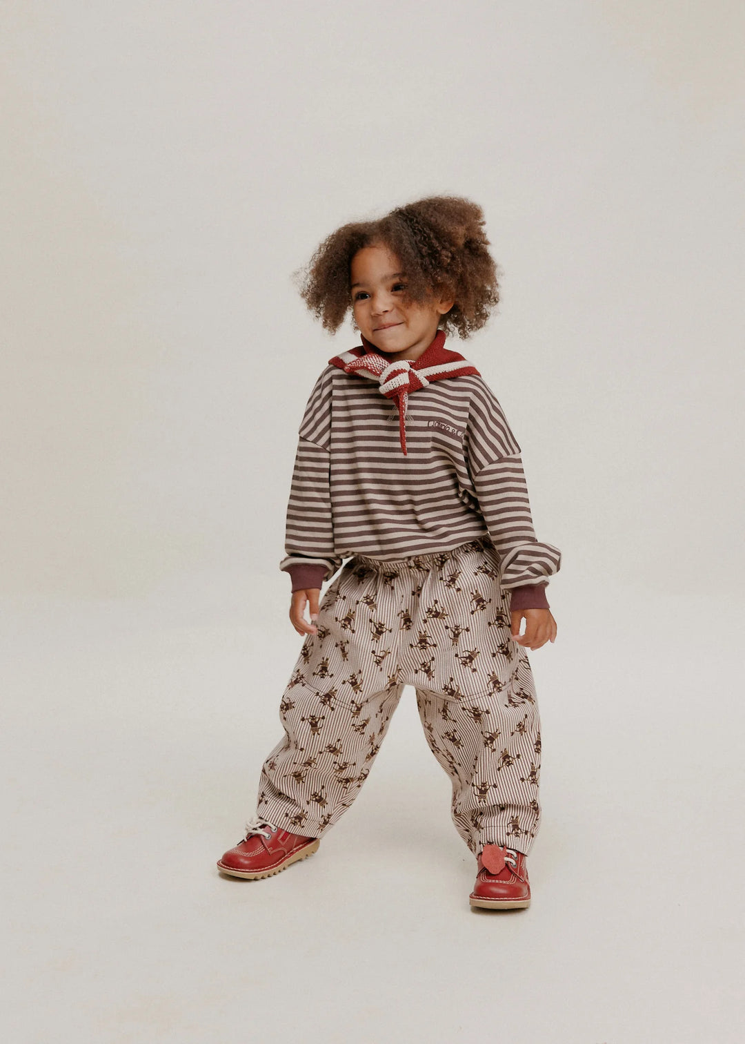 Claude &amp; Co Jamie Stripe Long Sleeve Tee - Acorn