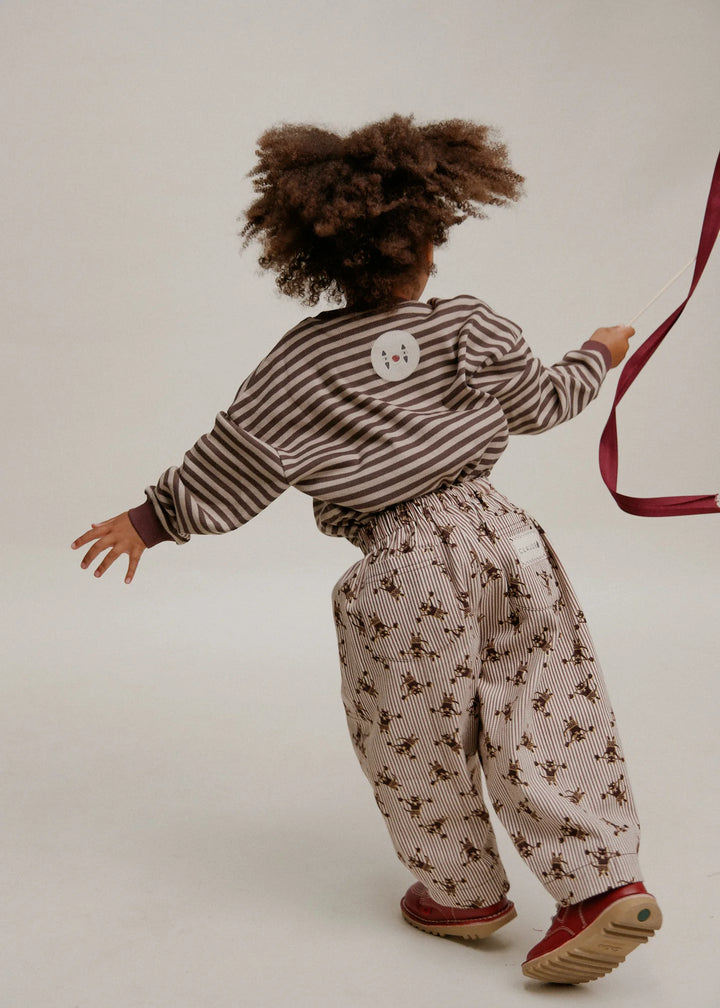 Claude &amp; Co Jamie Stripe Long Sleeve Tee - Acorn