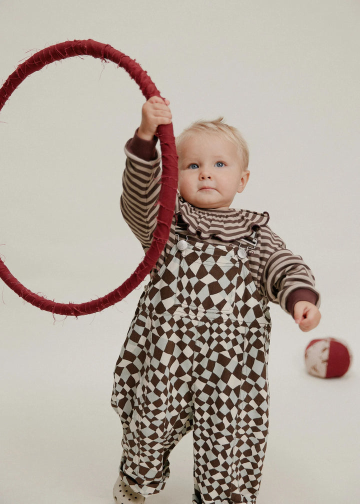 Claude &amp; Co Bobbi Stripe Collar Bib - Acorn