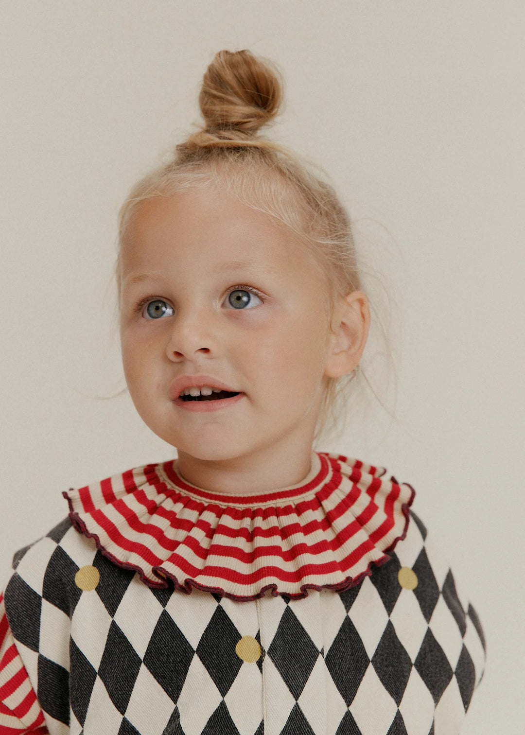 Claude &amp; Co Bobbi Stripe Collar Bib - Crimson