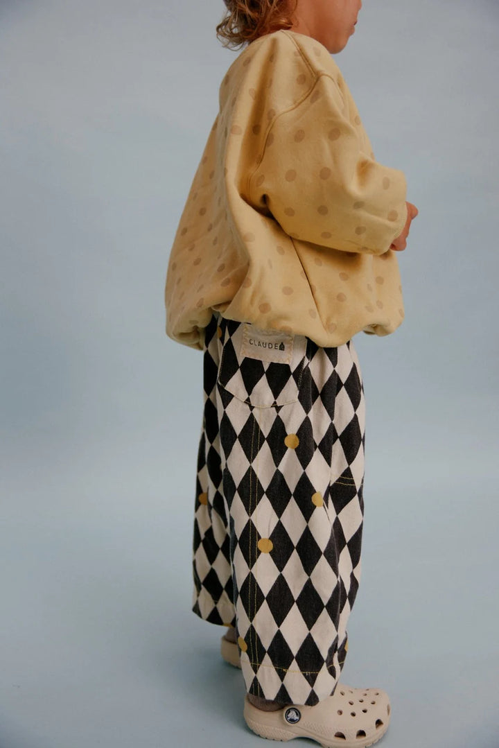 Claude &amp; Co Rex Harlequin Spot Trouser