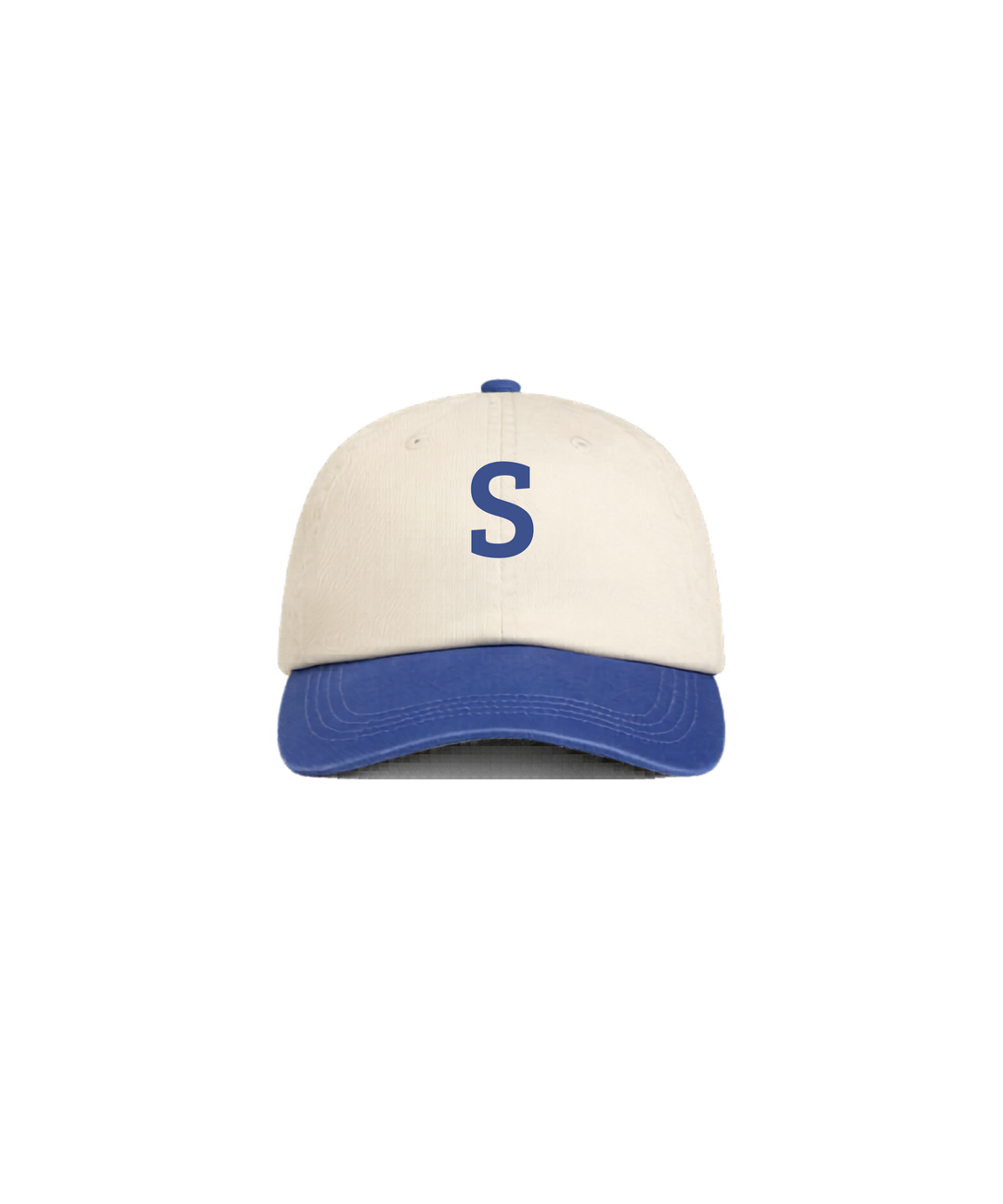 Sonnie Contrast Cap - Cream / Blue