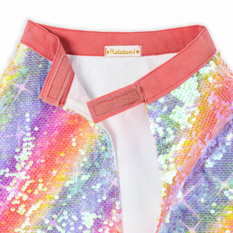 Ratatam! Rainbow Sequin Costume Cape - Multi / Pre Order