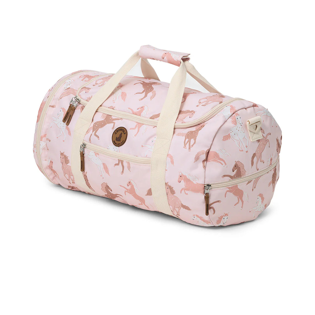 Crywolf Packable Duffel Bag - Blush Ponies
