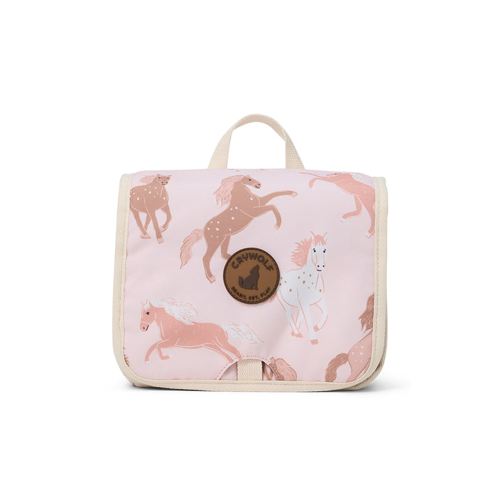 Crywolf Core Hanging Toiletry Bag - Blush Ponies