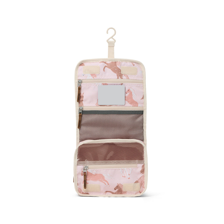 Crywolf Core Hanging Toiletry Bag - Blush Ponies