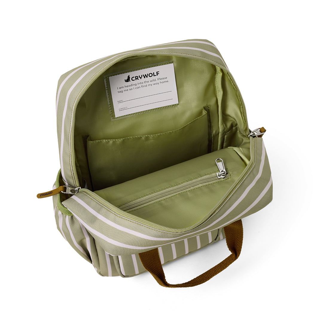 Crywolf Core Mini Backpack - Elm Stripe