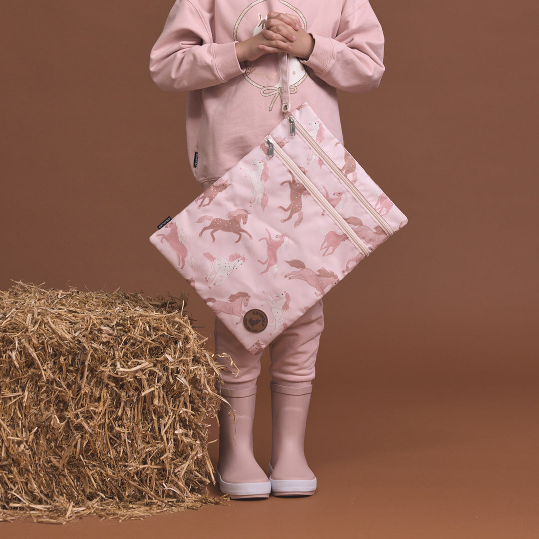 Crywolf Core Wet Bag - Blush Ponies