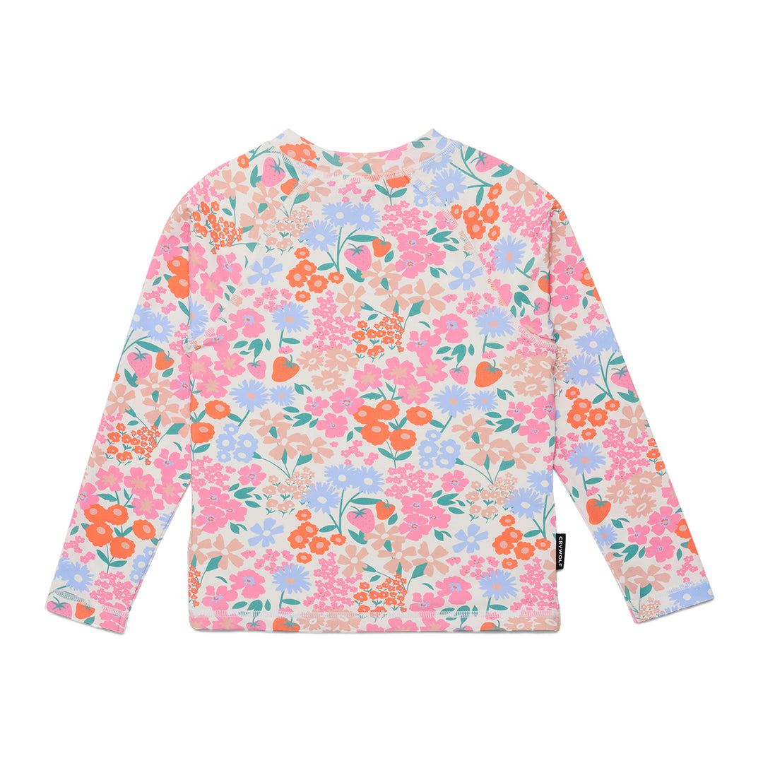 Crywolf Swim Long Sleeve Rash Vest - Berry Garden