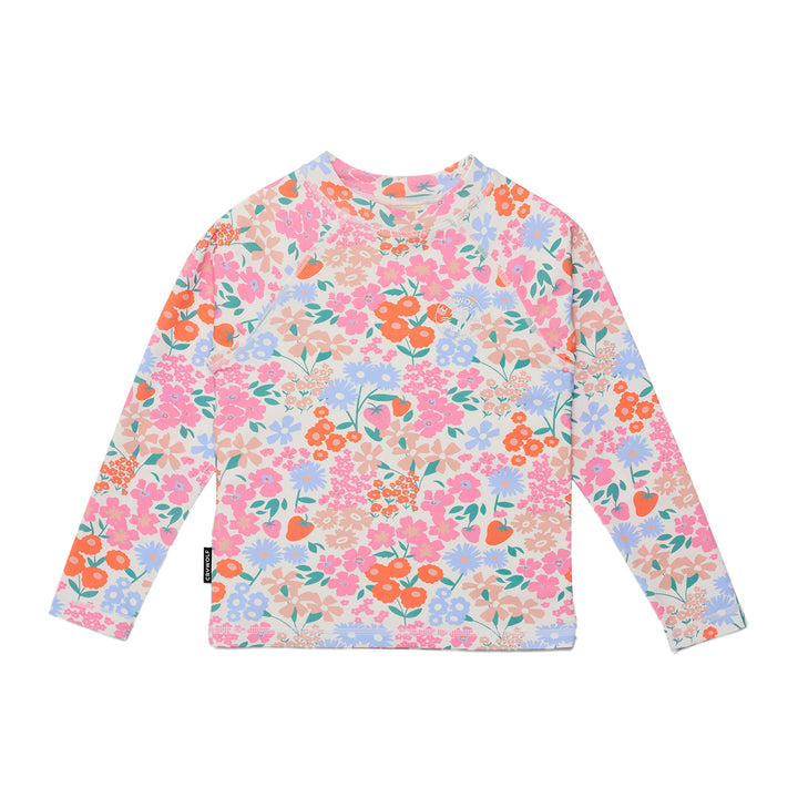 Crywolf Swim Long Sleeve Rash Vest - Berry Garden