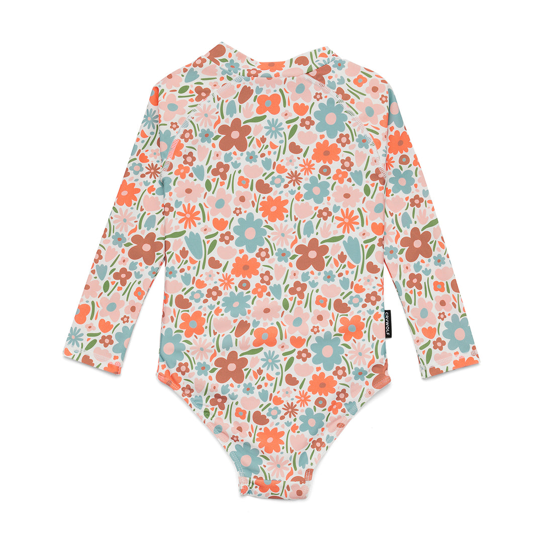 Crywolf Long Sleeve Swimsuit - Flower Market