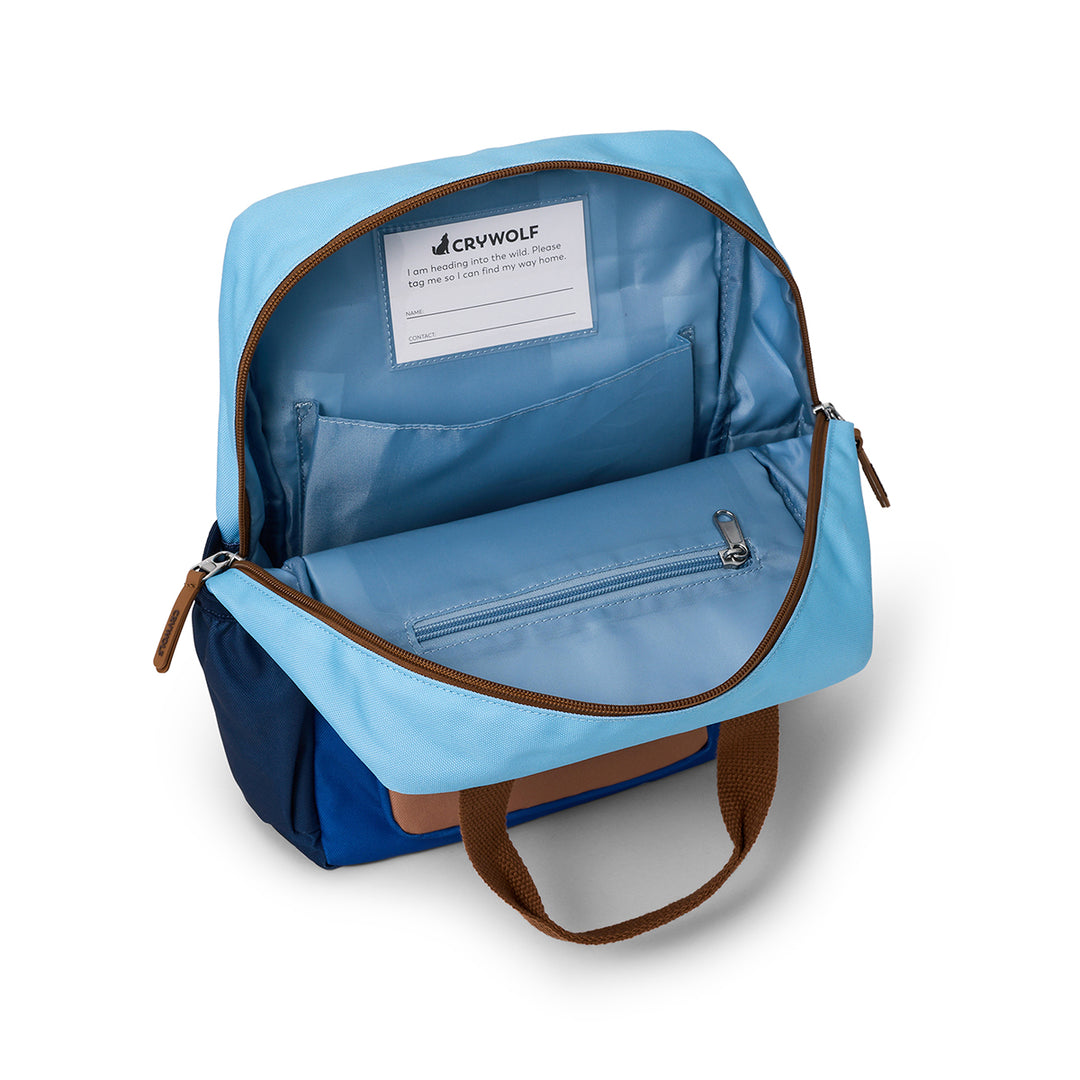 Crywolf Core Mini Backpack - Deep Sea Colourblock