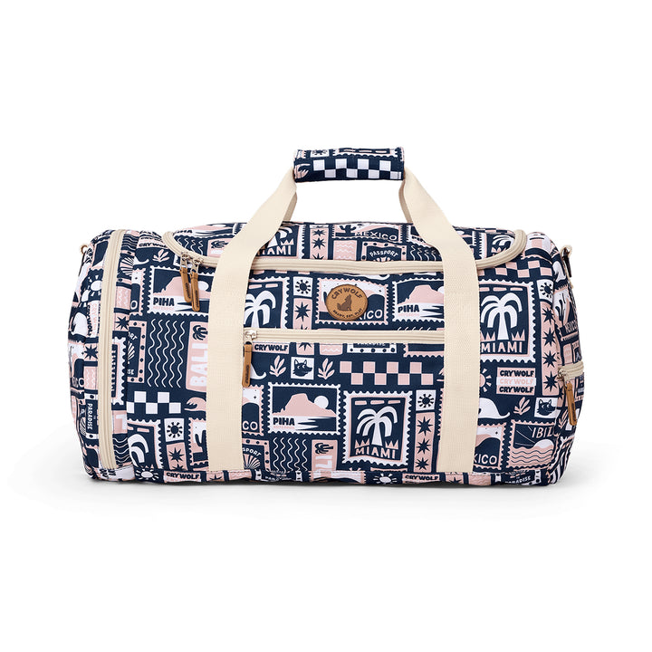 Crywolf Packable Duffel Bag - Blush Postcards