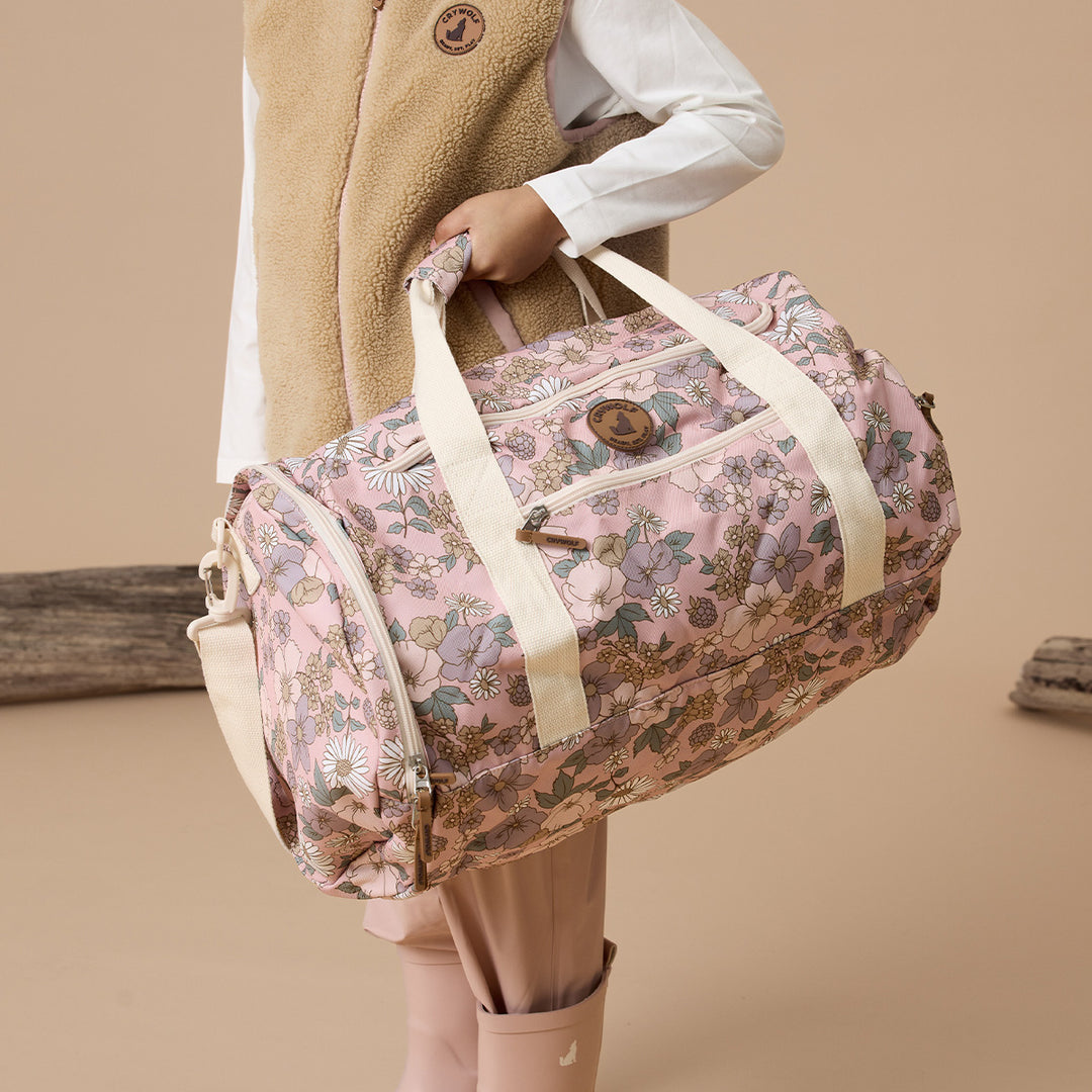 Crywolf Packable Duffel Bag - Daisy Floral