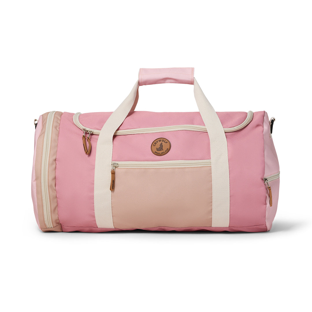 Crywolf Packable Duffel Bag - Blush Colourblock