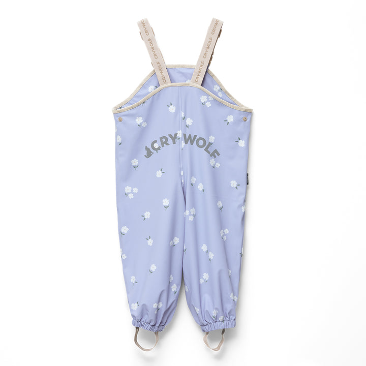 Crywolf Overalls - Floral Periwinkle