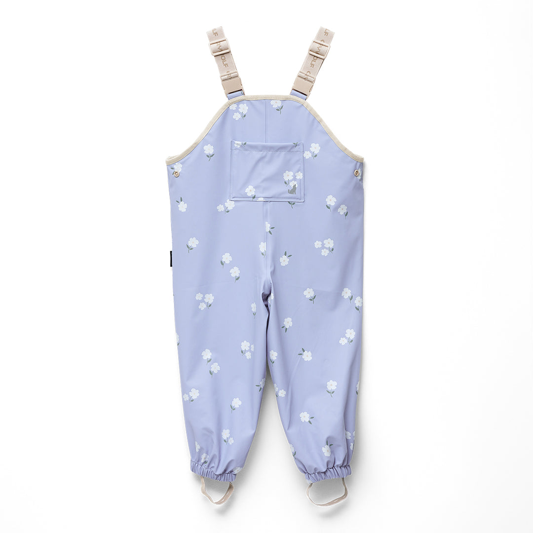 Crywolf Overalls - Floral Periwinkle