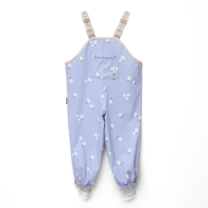 Crywolf Overalls - Floral Periwinkle