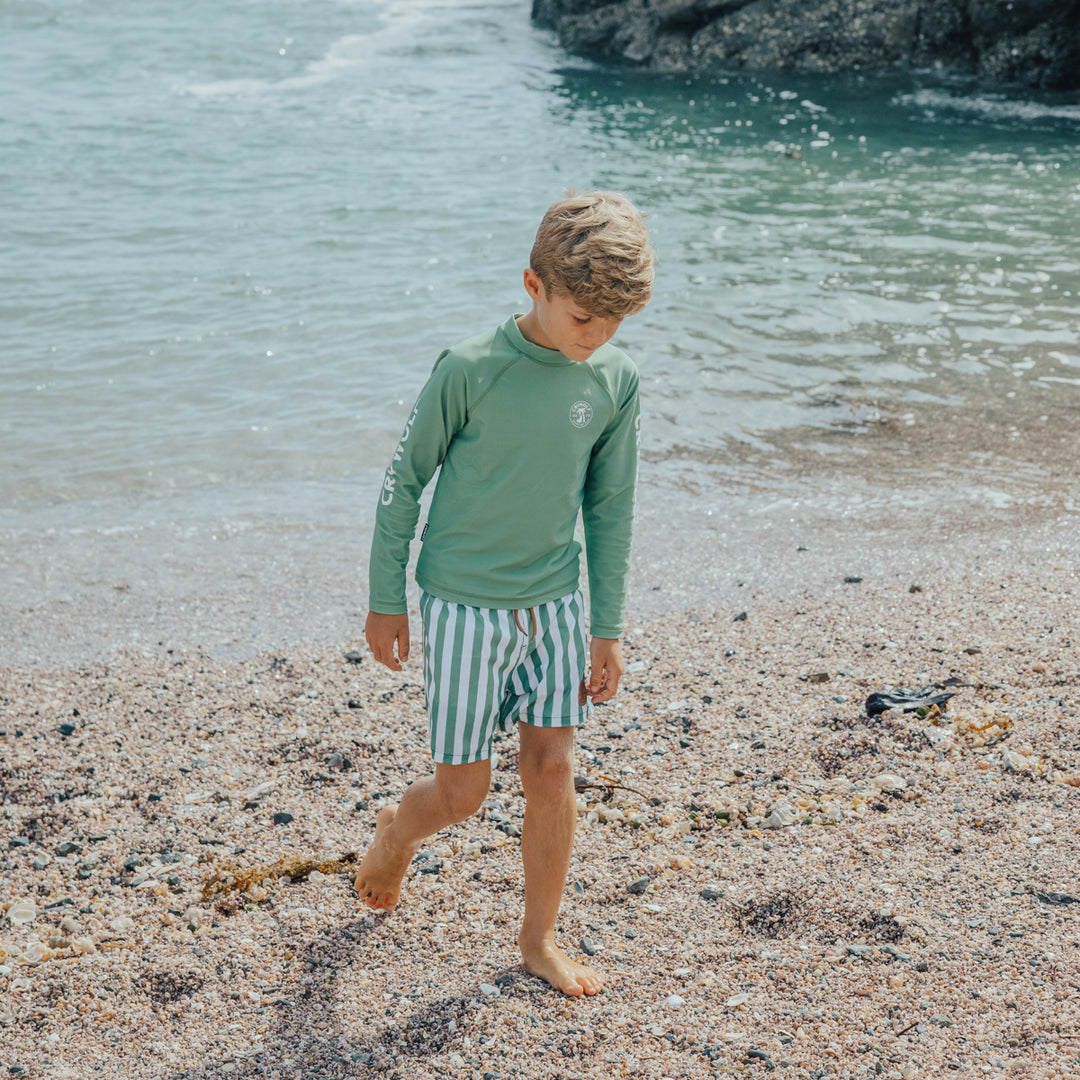 Crywolf Rash Vest - Coastal Green