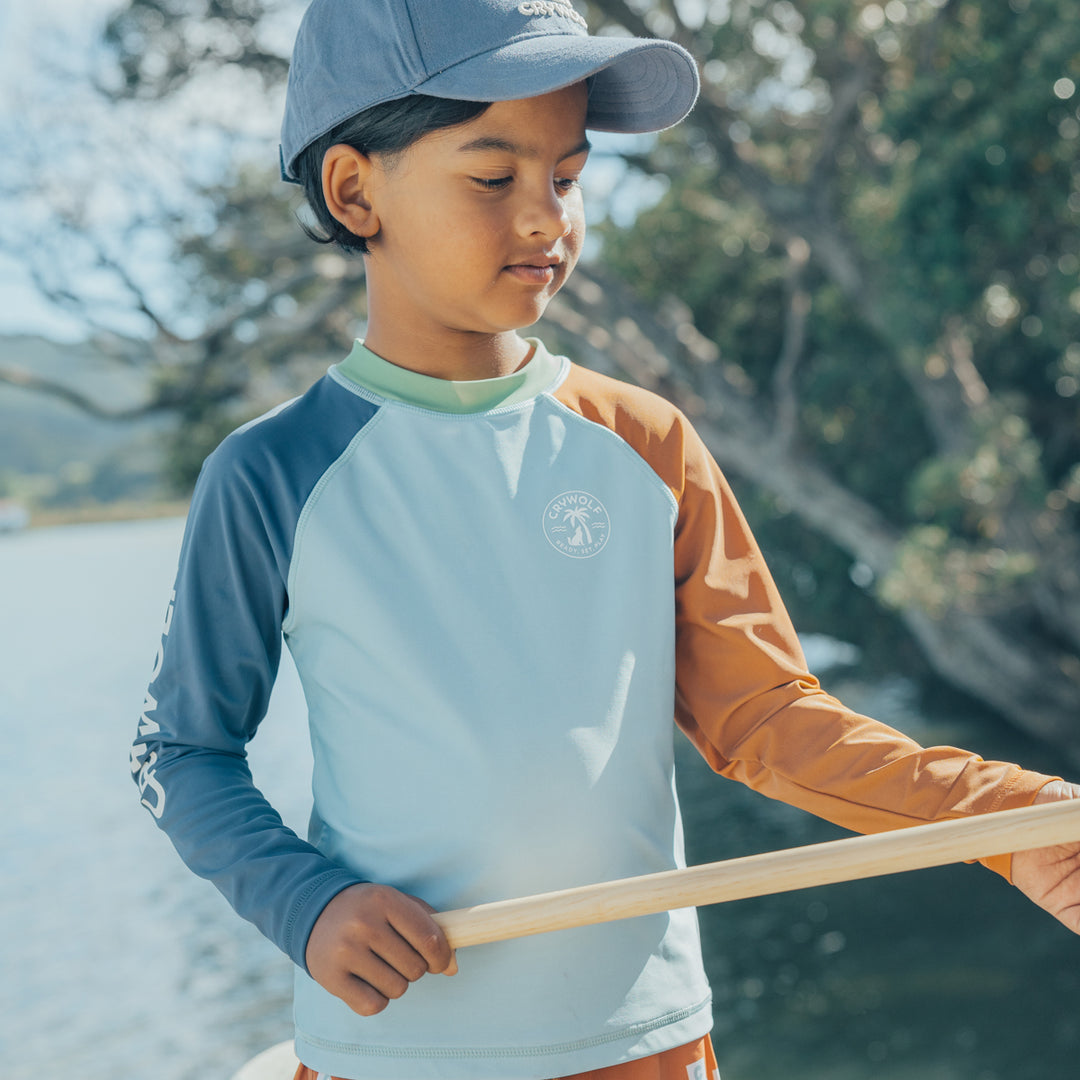 Crywolf Rash Vest - Ocean Colour Block