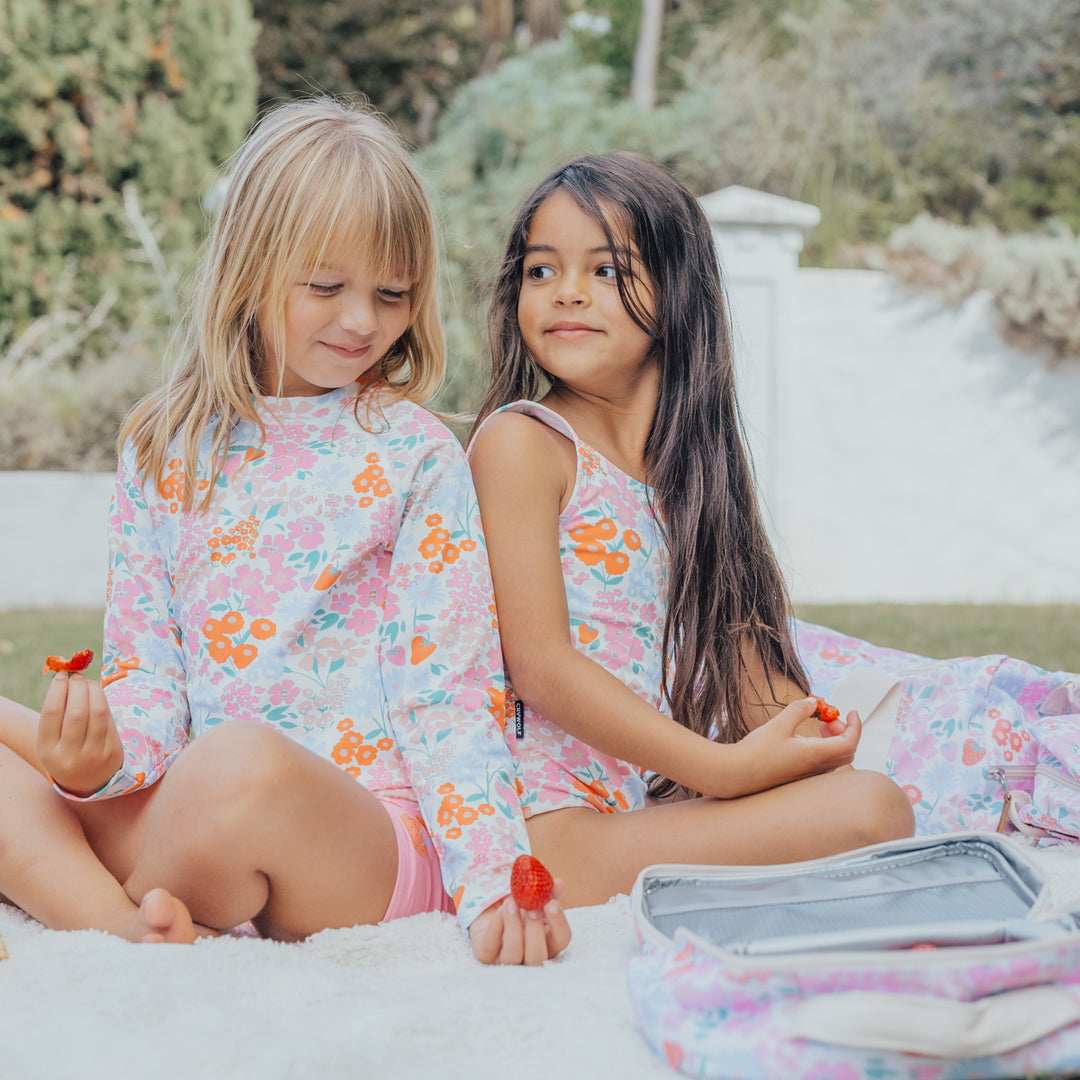 Crywolf Swim Long Sleeve Rash Vest - Berry Garden
