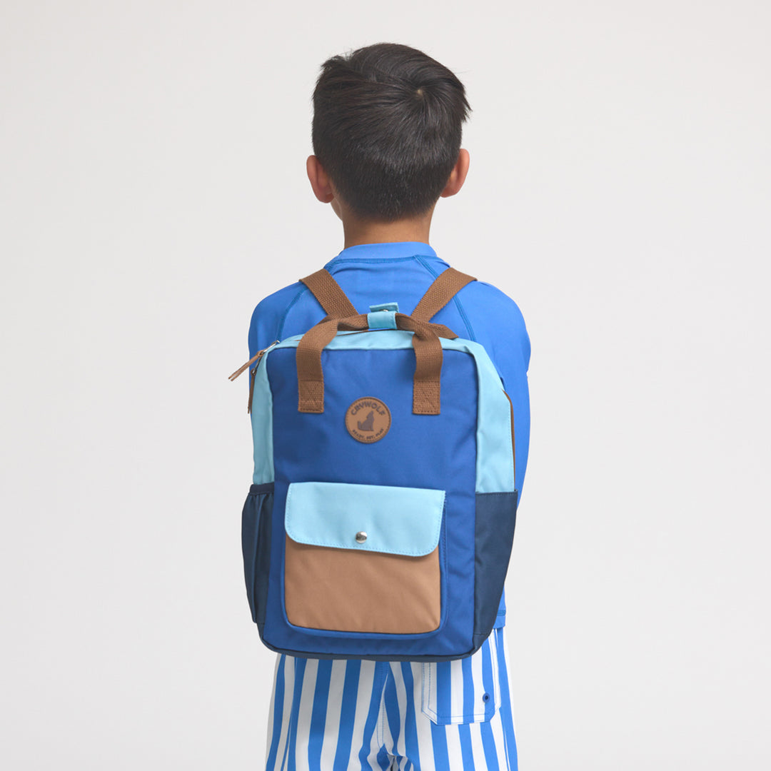 Crywolf Core Mini Backpack - Deep Sea Colourblock