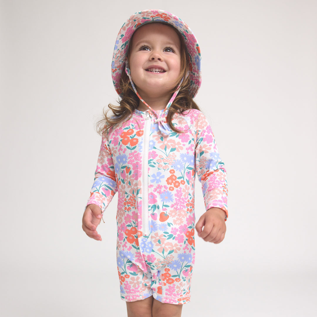 Crywolf Swim Baby Rash Suit - Berry Garden