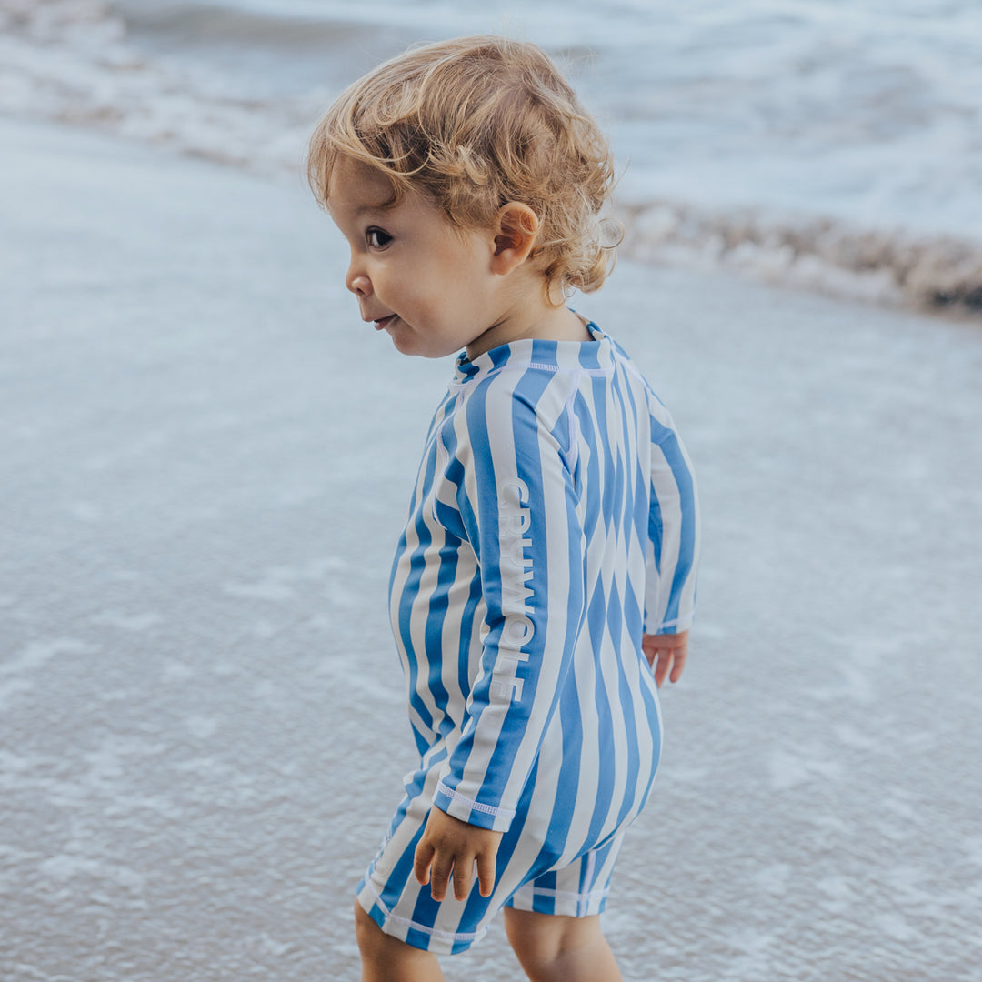 Crywolf Swim Baby Rash Suit - Deep Sea Stripe