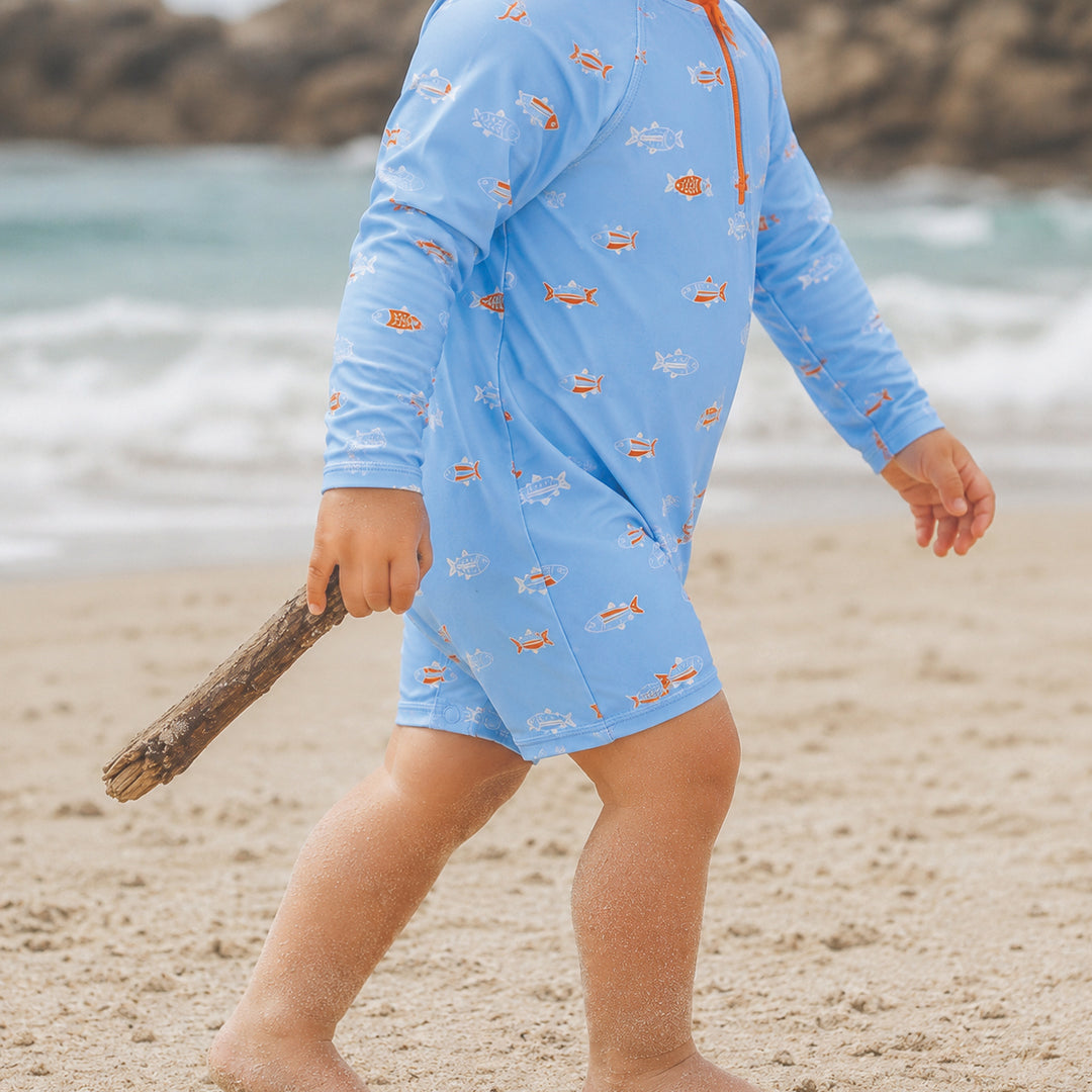 Crywolf Swim Baby Rash Suit - Fish School