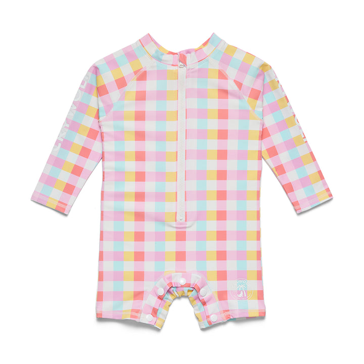 Crywolf Swim Baby Rash Suit - Pop Gingham