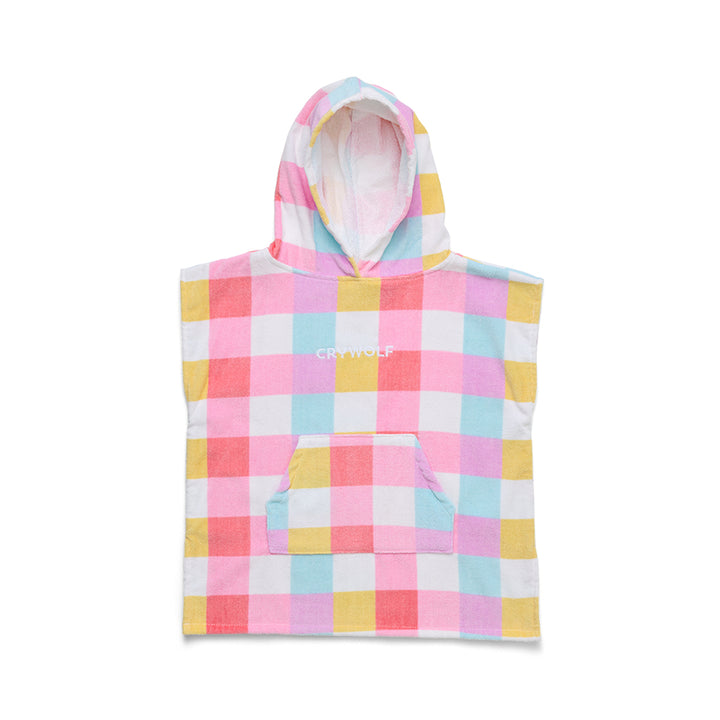 Crywolf Hooded Towel - Pop Gingham