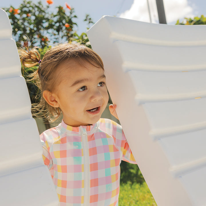 Crywolf Swim Baby Rash Suit - Pop Gingham