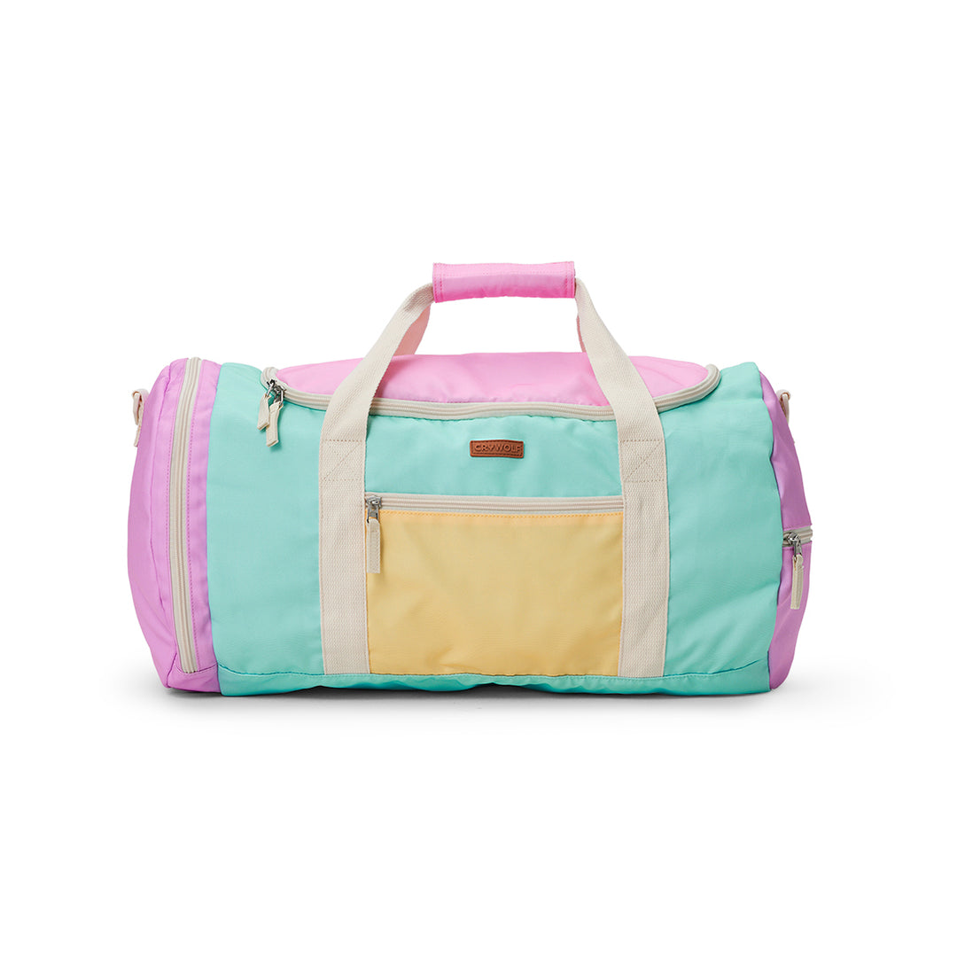 Crywolf Packable Duffel Bag - Poolside Colourblock