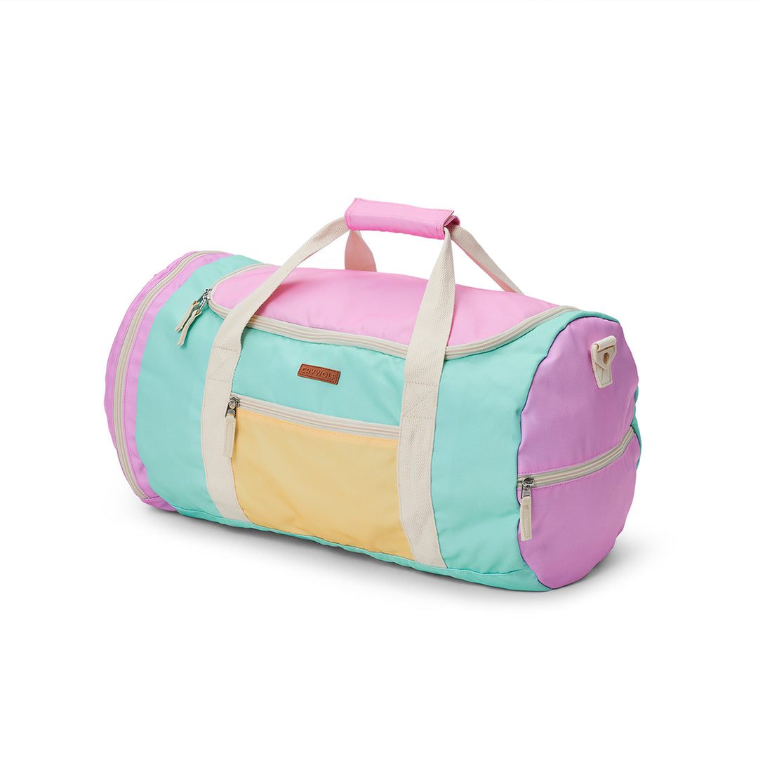Crywolf Packable Duffel Bag - Poolside Colourblock