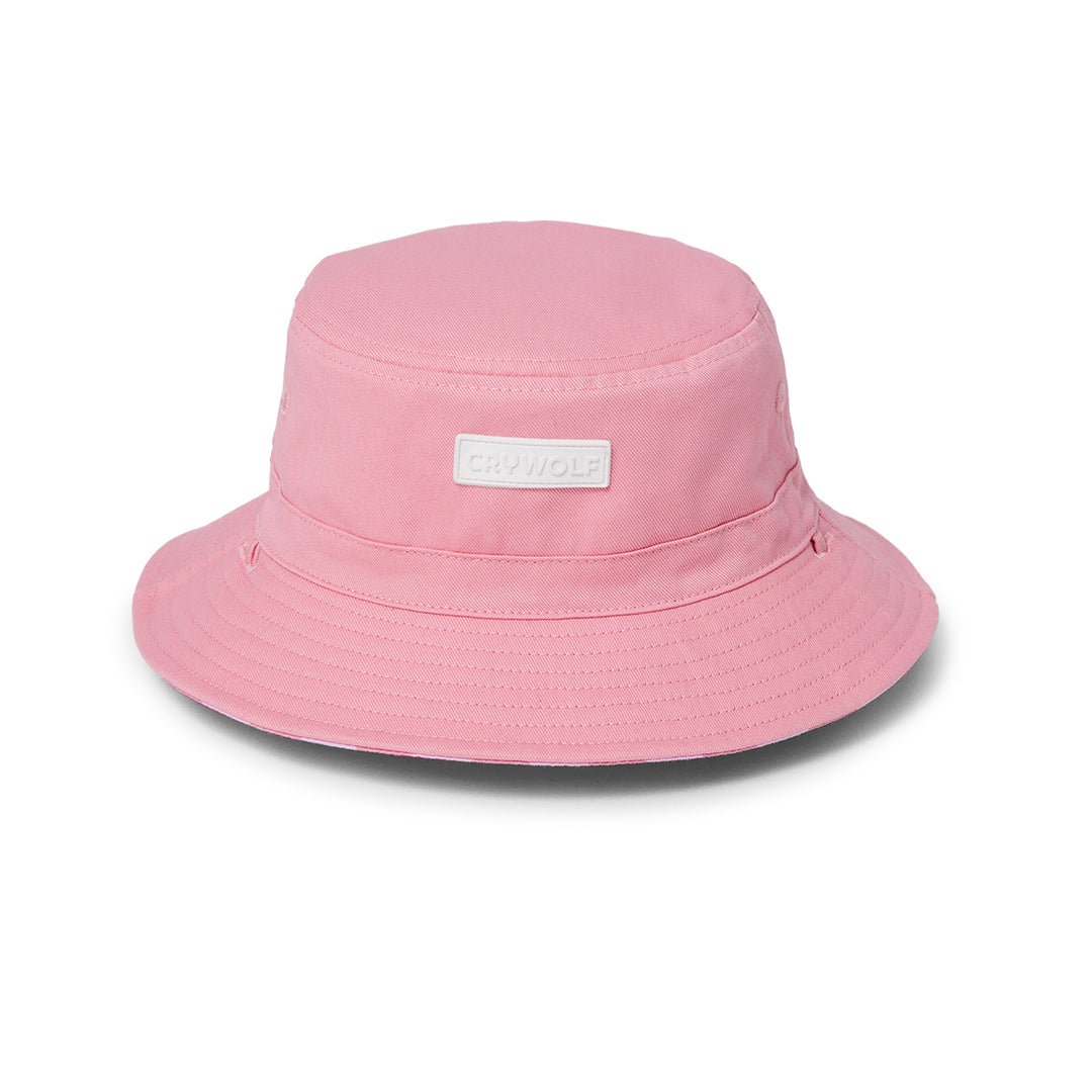 Crywolf Reversible Bucket Hat - Flamingo Stripe