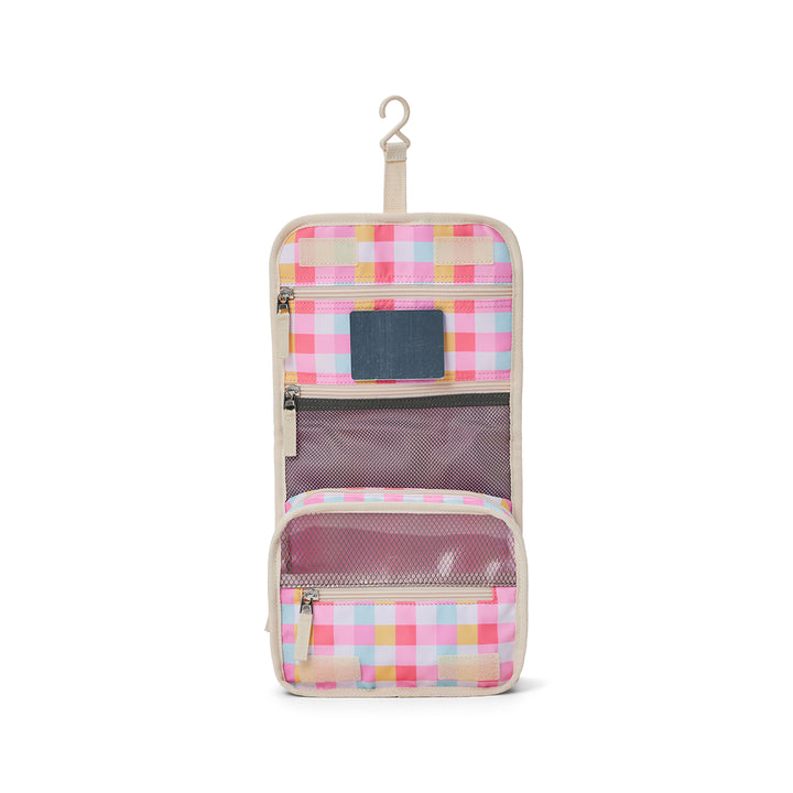 Crywolf Core Hanging Toiletry Bag - Pop Gingham