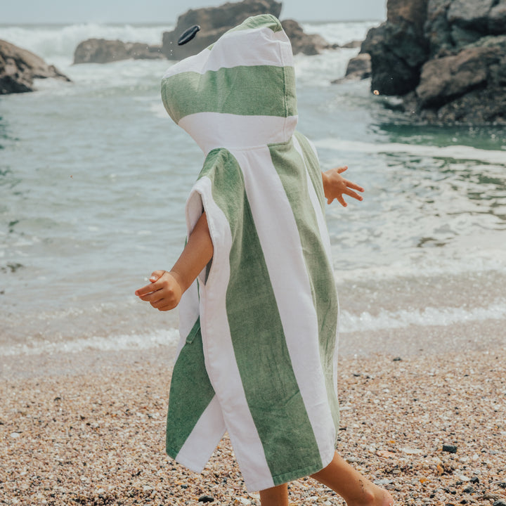 Crywolf Hooded Towel - Coastal Stripe